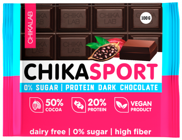 Chikalab Шоколад темный, 100 грамм