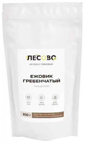 Лесово Мицелий Ежовика, 200 грамм