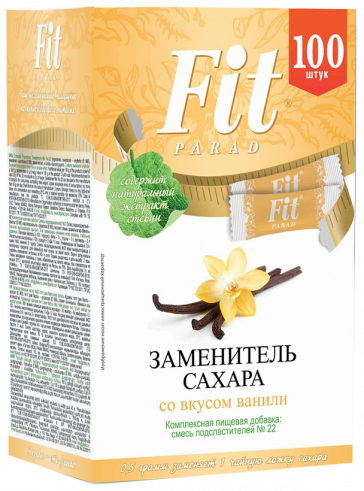 FitParad Подсластитель № 22 саше, 50 грамм
