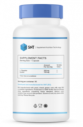 SNT L-Theanine, Л-Теанин, 90 капсул