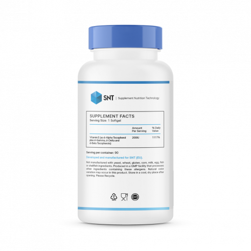 SNT Vitamin E, Витамин Е, 90 капсул