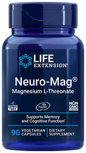 Life Extension Neuro-Mag, Нейро-Маг, 90 капсул