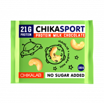 Chikalab Шоколад молочный с кешью, 100 грамм