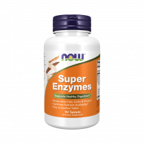NOW Super Enzymes, Супер Энзимы, 90 таблеток